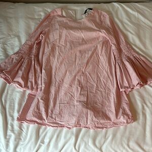 Zara Pink and White Striped Mini dress from Trafaluc Collection